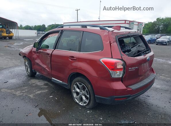 JF2SJATC1HH407860 2017 SUBARU FORESTER Red უკანა მარცხენა
