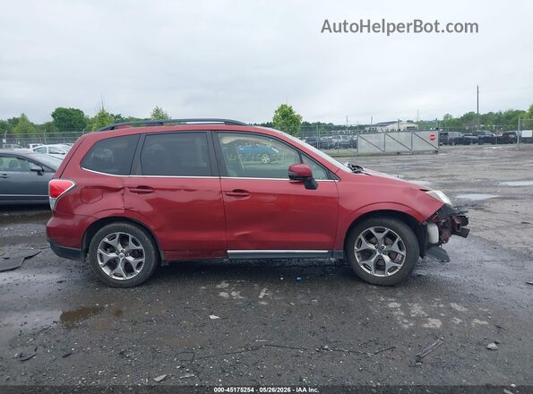 JF2SJATC1HH407860 2017 SUBARU FORESTER Red სალონის 360-გრადუსიანი ხედი