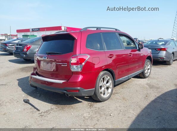 JF2SJATC3HH530348 2017 SUBARU FORESTER Burgundy Tył prawy