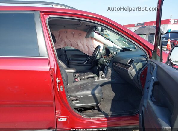 JF2SJATC3HH530348 2017 SUBARU FORESTER Burgundy Widok wnętrza z przodu
