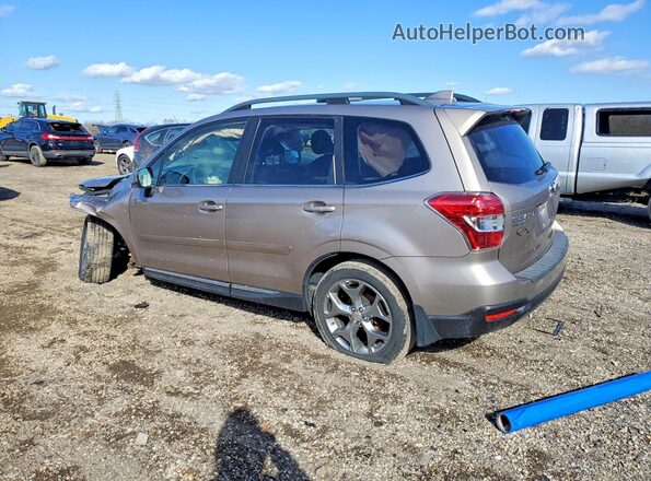 JF2SJAVC0GH458567 2016 SUBARU FORESTER Tan Rear left