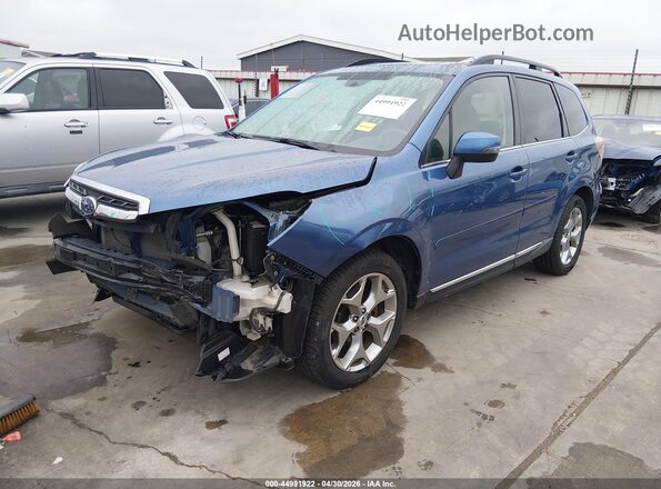 JF2SJAWC0HH482335 2017 SUBARU FORESTER 2.5I TO Blue Передня ліва чверть