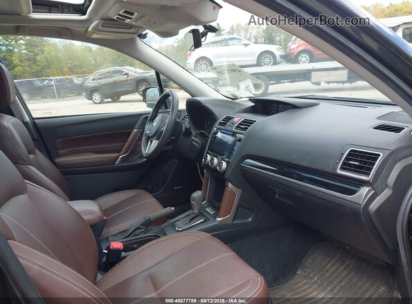 JF2SJAWC0JH471292 2018 SUBARU FORESTER 2.5I TO Black Widok wnętrza z przodu