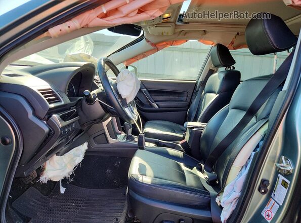 JF2SJAWC2JH402832 2018 SUBARU FORESTER Teal Vista interior delantera