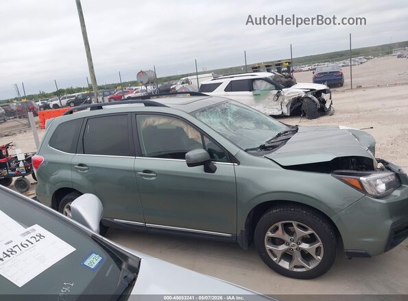 JF2SJAWC3HH466727 2017 SUBARU FORESTER 2.5I TO Green Вид задньої частини салону