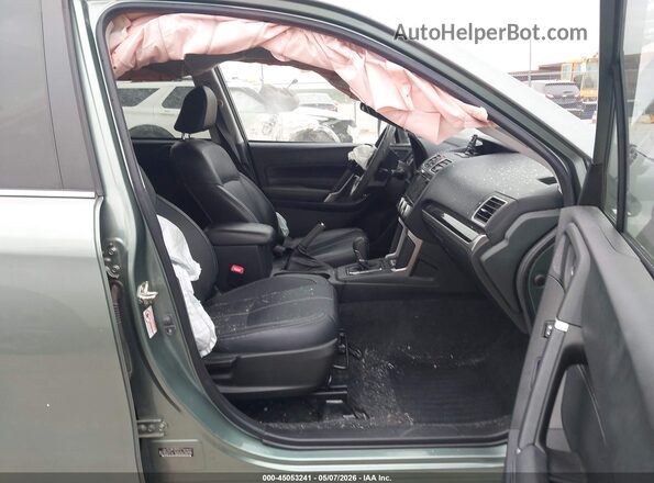 JF2SJAWC3HH466727 2017 SUBARU FORESTER 2.5I TO Green Вид салону спереду
