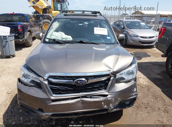 JF2SJAWC3JH604272 2018 SUBARU FORESTER Beige Вид щитка приладів