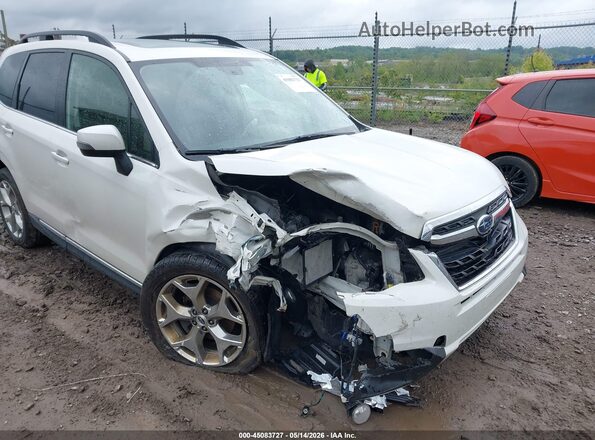 JF2SJAWC4JH486815 2018 SUBARU FORESTER White წინა ხედი
