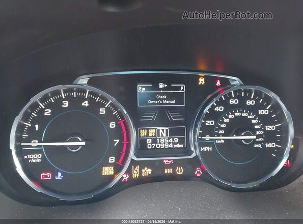JF2SJAWC4JH486815 2018 SUBARU FORESTER White უკანა სავარძლების ხედი