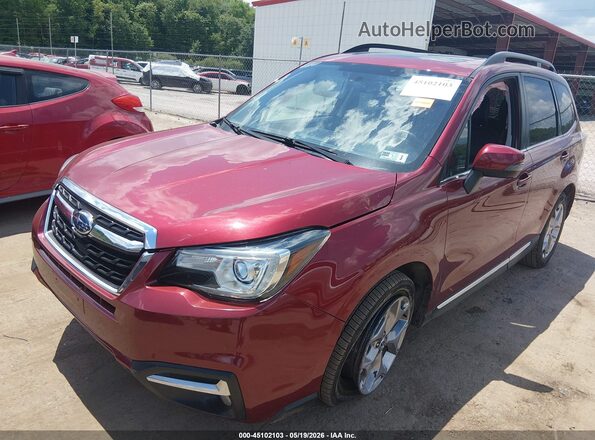 JF2SJAWC6HH505794 2017 SUBARU FORESTER Maroon Przód lewy
