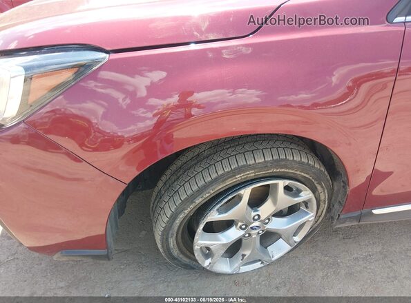 JF2SJAWC6HH505794 2017 SUBARU FORESTER Maroon Widok z przodu