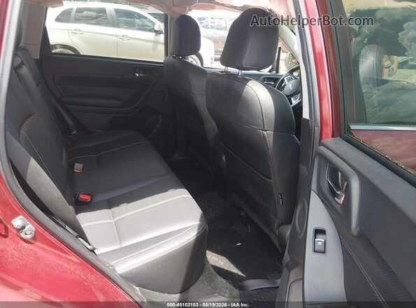 JF2SJAWC6HH505794 2017 SUBARU FORESTER Maroon Widok naklejki z numerem VIN