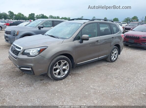 JF2SJAWC7JH519970 2018 SUBARU FORESTER Beige Առջևի ձախ երեք քառորդ տեսարան