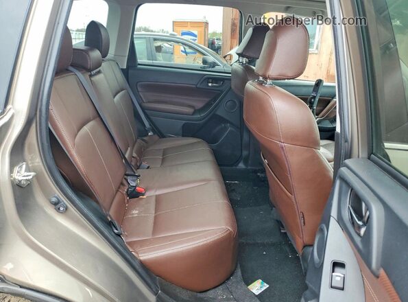 JF2SJAWCXHH547496 2017 SUBARU FORESTER 2.5I TO Brown Widok tylnych siedzeń