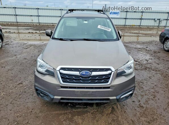 JF2SJAWCXHH547496 2017 SUBARU FORESTER 2.5I TO Brown Widok z przodu