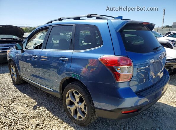JF2SJAXC0GH544166 2016 SUBARU FORESTER Синий Задняя левая четверть
