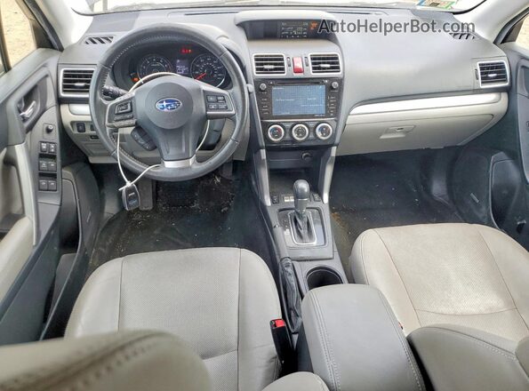 JF2SJAXC3GH523876 2016 SUBARU FORESTER Gray Widok deski rozdzielczej