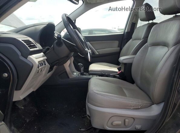 JF2SJAXC3GH523876 2016 SUBARU FORESTER Gray Widok wnętrza z przodu