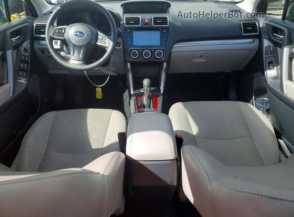 JF2SJAXC9GH456281 2016 SUBARU FORESTER Белый Вид панели приборов
