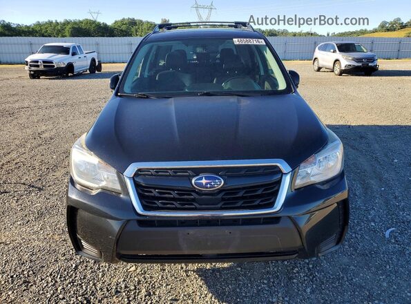 JF2SJGEC2JH415939 2018 SUBARU FORESTER2. Black Вид спереду