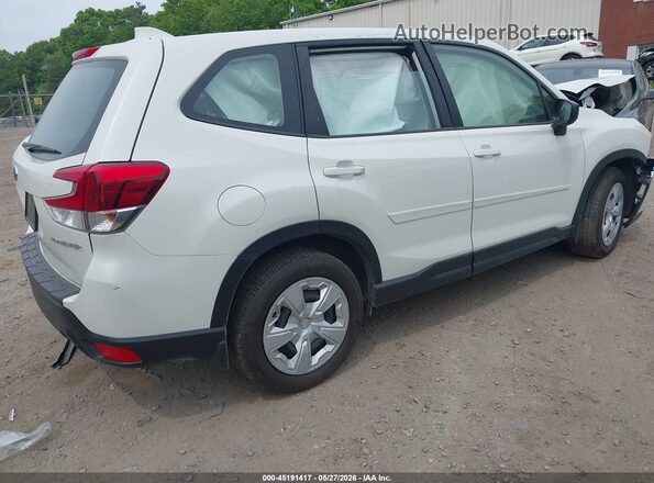 JF2SKAAC2MH594407 2021 SUBARU FORESTER White Задня права чверть