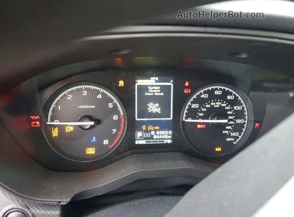 JF2SKAAC4RH475121 2024 SUBARU FORESTER Gray ხელსაწყოთა პანელის ხედი