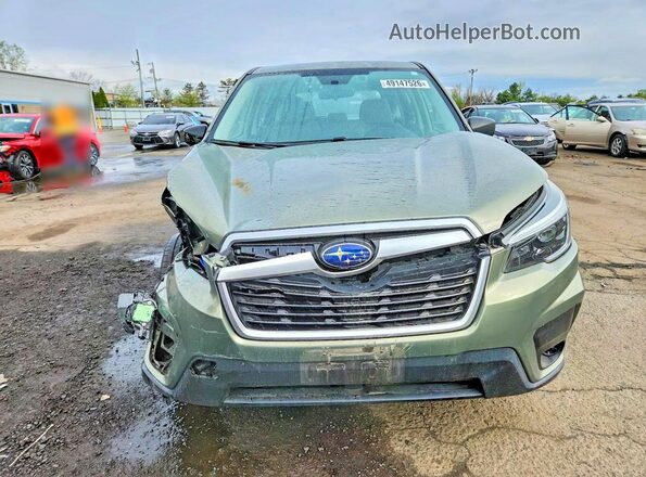 JF2SKAAC6MH489367 2021 SUBARU FORESTER Green Դիմացի տեսք