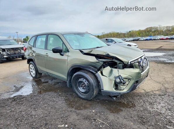JF2SKAAC6MH489367 2021 SUBARU FORESTER Green Առջևի աջ