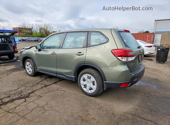 JF2SKAAC6MH489367 2021 SUBARU FORESTER Green Հետևի ձախ