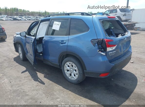 JF2SKACC0NH412718 2022 SUBARU FORESTER Blue Задня ліва чверть