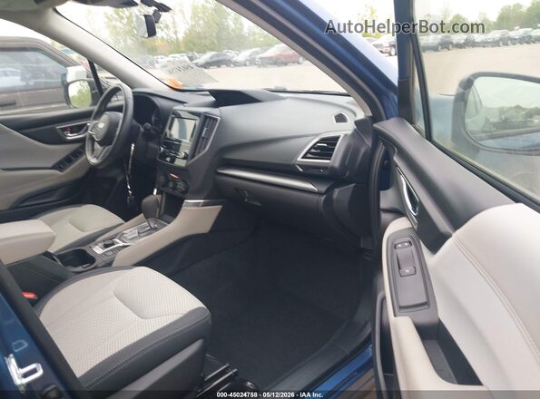JF2SKACC1RH415973 2024 SUBARU FORESTER Blue Widok wnętrza z przodu