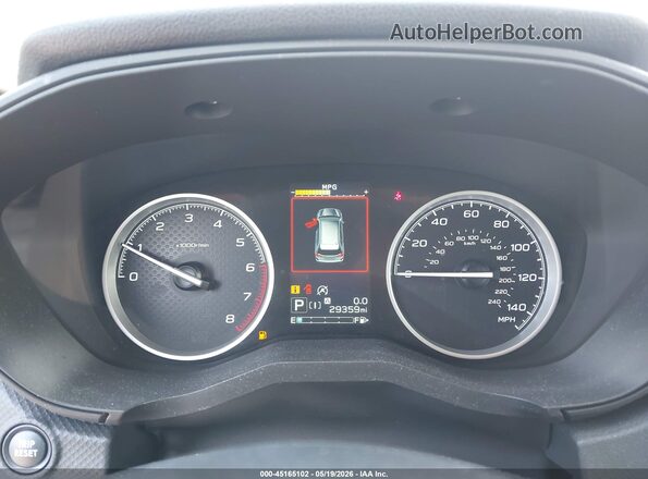 JF2SKACC4RH412470 2024 SUBARU FORESTER Gray Widok tylnych siedzeń