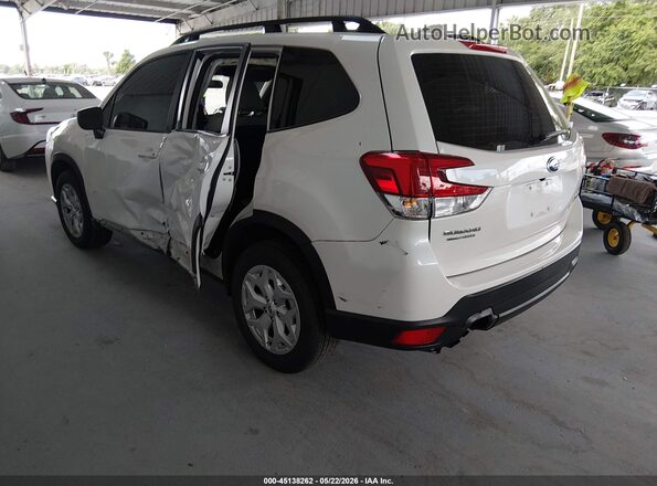 JF2SKACC8NH450035 2022 SUBARU FORESTER White Tył lewy