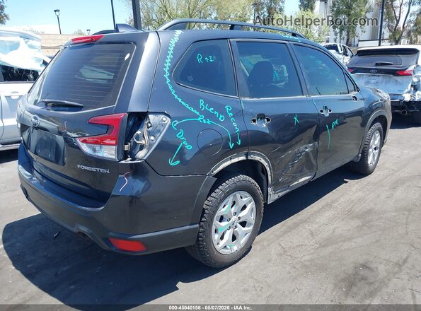 JF2SKACC9KH588887 2019 SUBARU FORESTER Gray Trasero derecho