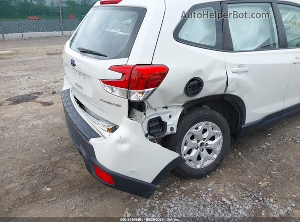JF2SKADC1LH440054 2020 SUBARU FORESTER White Widok z przodu