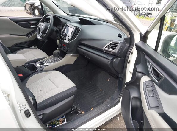 JF2SKADC1LH440054 2020 SUBARU FORESTER White Widok wnętrza z przodu