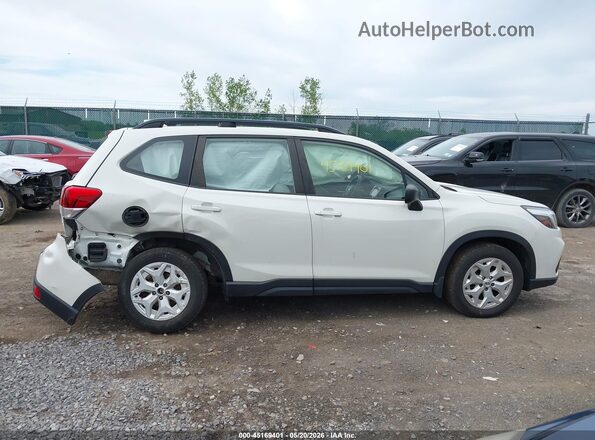 JF2SKADC1LH440054 2020 SUBARU FORESTER White Widok wnętrza z tyłu