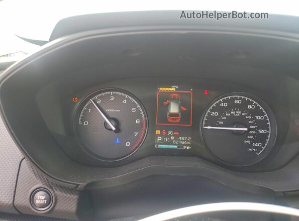 JF2SKADC5MH457411 2021 SUBARU FORESTER Silver Вид щитка приладів