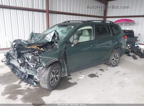JF2SKADC5RH501446 2024 SUBARU FORESTER Green Передня ліва чверть