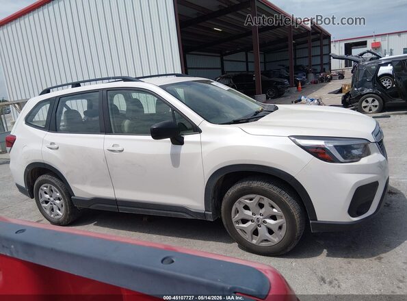 JF2SKADC9MH428607 2021 SUBARU FORESTER White უკანა სალონის ხედი