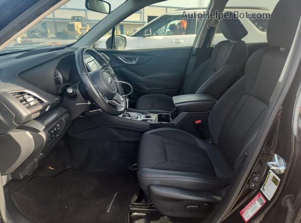 JF2SKADCXRH457217 2024 SUBARU FORESTER Black Widok wnętrza z przodu
