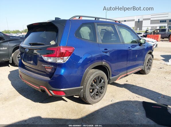 JF2SKAEC4RH449192 2024 SUBARU FORESTER Blue Задня права чверть
