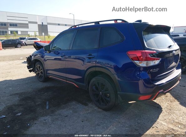 JF2SKAEC4RH449192 2024 SUBARU FORESTER Blue Задня ліва чверть