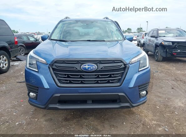 JF2SKAEC5NH510933 2022 SUBARU FORESTER Blue Vista del cuadro de instrumentos