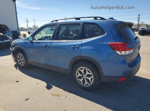 JF2SKAEC5NH511886 2022 SUBARU FORESTER Blue Trasero izquierdo