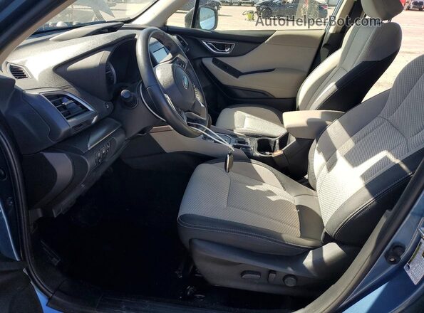 JF2SKAEC5NH511886 2022 SUBARU FORESTER Blue Vista interior delantera