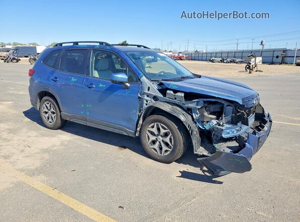 JF2SKAEC5NH511886 2022 SUBARU FORESTER Blue Delantero derecho