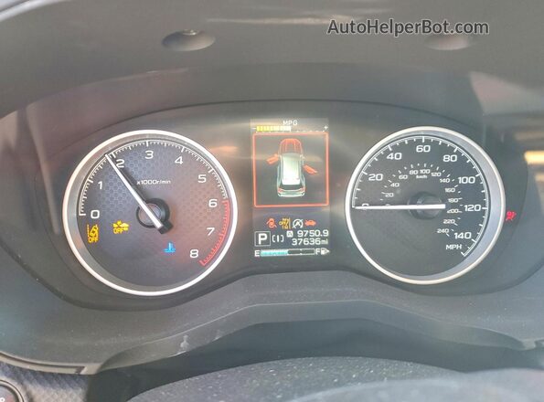 JF2SKAEC5NH511886 2022 SUBARU FORESTER Blue Vista del cuadro de instrumentos