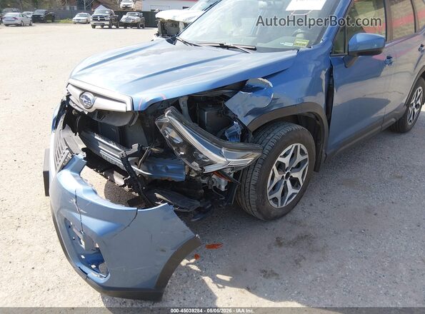 JF2SKAFC2MH588163 2021 SUBARU FORESTER Blue წინა ხედი