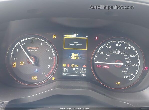 JF2SKAGC3RH455255 2024 SUBARU FORESTER Gray Вид задніх сидінь